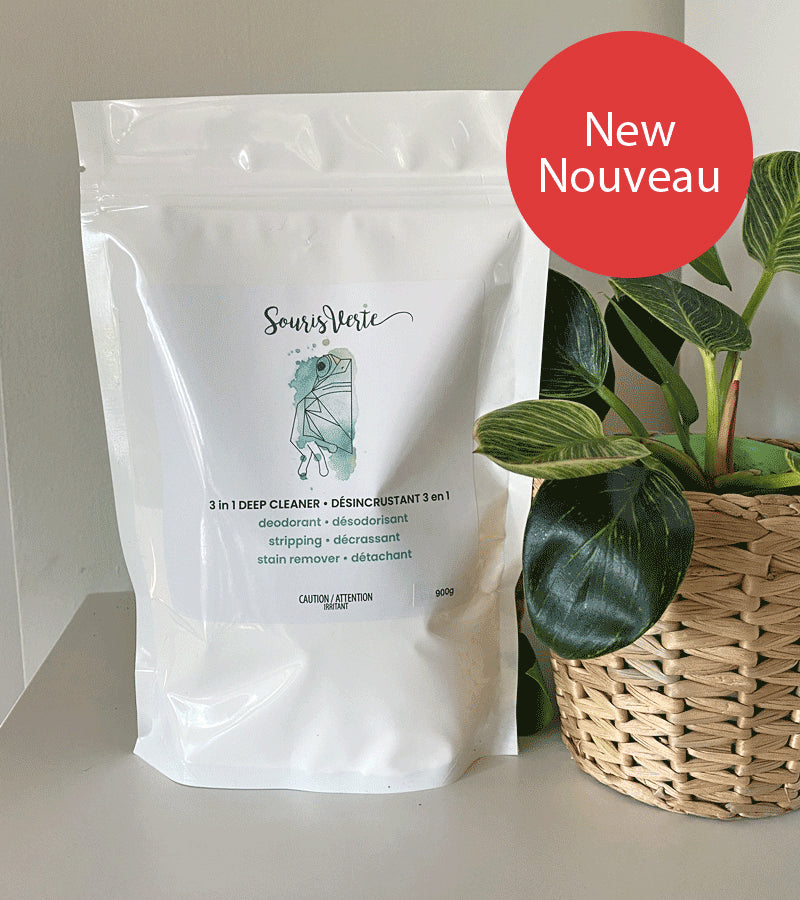 Désincrustant 3 en 1  (Désodorisant, décrassant, détachant) - Souris Verte - 900g